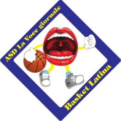 Logo La Voce Del Basket Latina