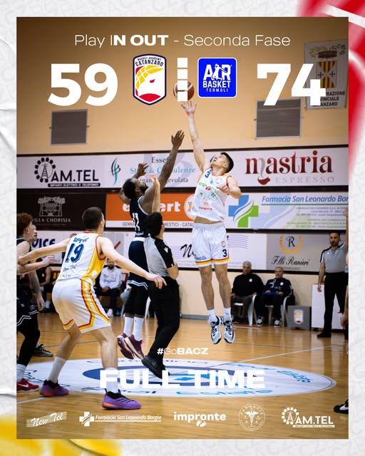 Basket Academy nell'ultimo quarto perde la concentrazione ed il solido Termoli vince 59-74 