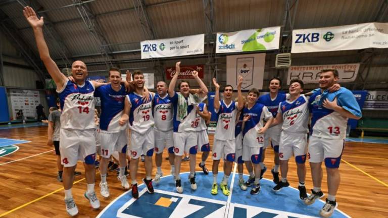 Il Bor Radenska ottiene il 23° successo in 26 turni e festeggia sul proprio campo la Promozione 