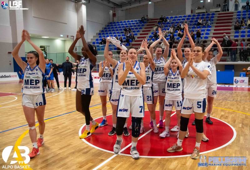 La MEP Pellegrini Alpo torna al successo dopo 20 ko di fila e pareggia la serie playout con Sassari 