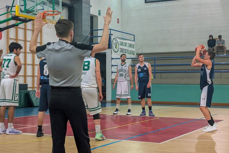 Studio Arcadia Valdicornia Basket con tante assenze sconfitto a Cerreto 