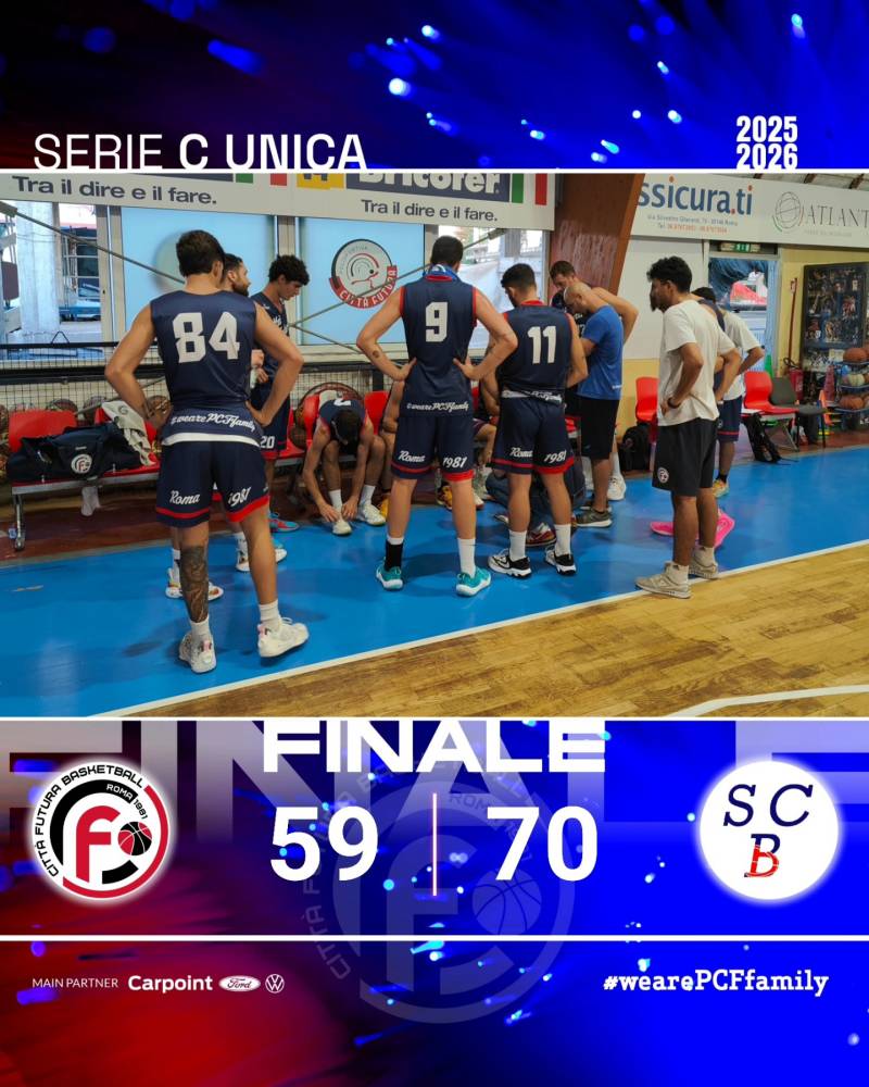 8a giornata di ritorno | Città Futura Basket - Basket San Cesareo 59-70 