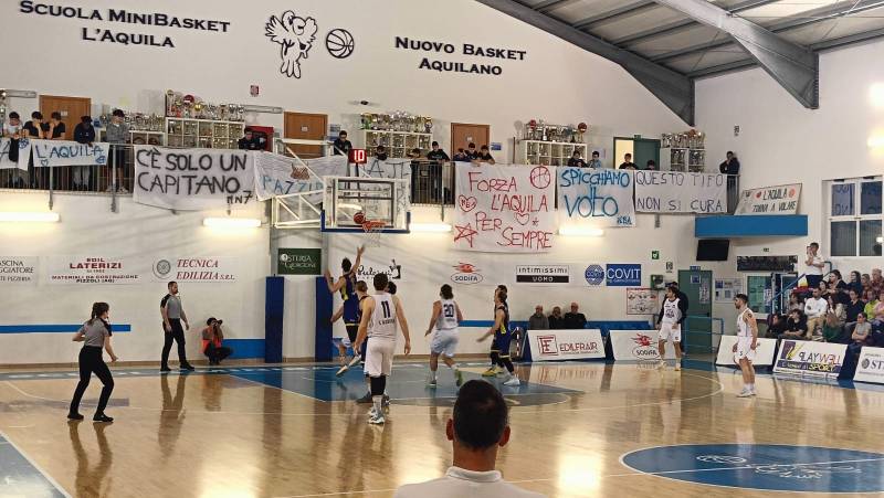 L'overtime sorride all'Italservice Loreto: vittoria di carattere sul parquet del Nuovo Bk Aquilano 