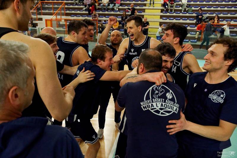Nuovo Basket Aquilano conquista la permanenza al Campionato 2024/2025 con due giornate di anticipo! 