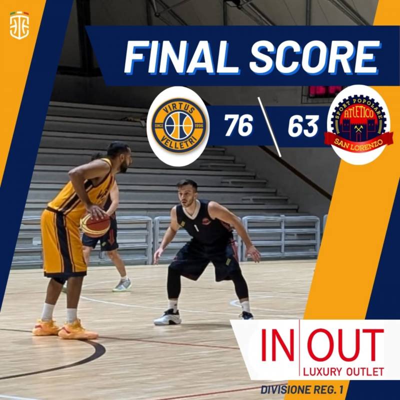 Virtus Velletri torna alla vittoria 