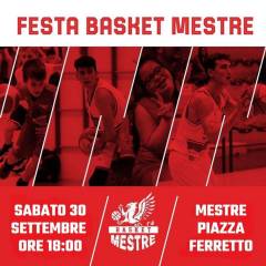 Sabato 30 settembre in Piazza Ferretto la festa del Basket Mestre