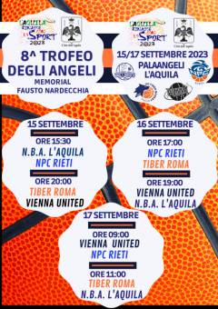 Il grande basket internazionale giovanile a L'Aquila per l'ottava edizione