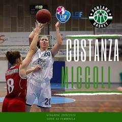 Sotto le plance arriva costanza Miccoli, top scorer dell'ultima serie B