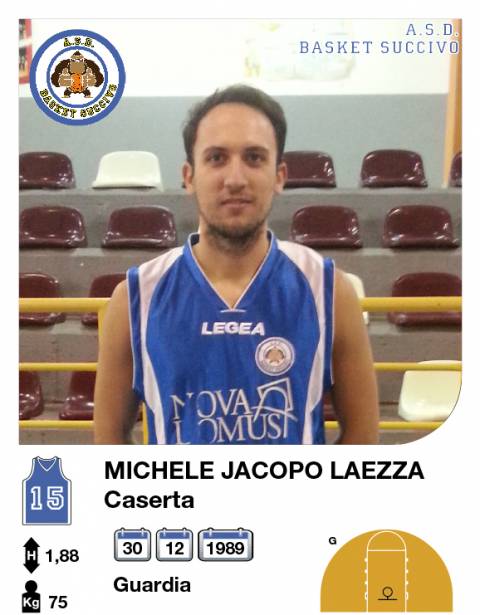 Michele Jacopo Laezza Basket Succivo Promozione Maschile